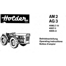 Holder AM2 - AG3 Cultitrac Operators Manual